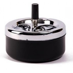 Cendrier Poussoir Noir