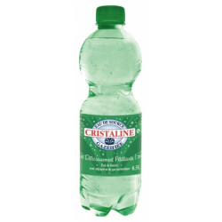 Eau Cristaline  Gaz 50 cl...