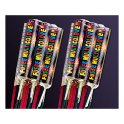 Fusée Multicolore x 6