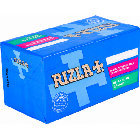 Bout filtre Stick Rizla Ultra Slim 5,7 m 20 étuis x120 filtres - Filtre en  stick - Ofumeur