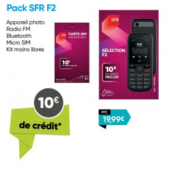 Pack téléphone SFR F2 PPC...