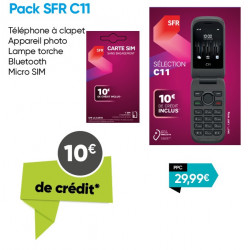 Pack téléphone SFR C11 PPC...