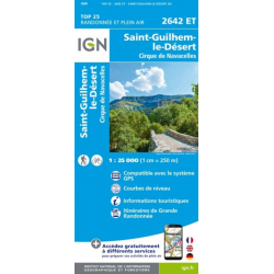 Carte IGN TOP 25 St...