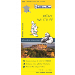 Carte Michelin Drôme Vaucluse