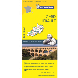Carte Michelin Gard Hérault
