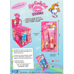 Lips candy set unicorn x18