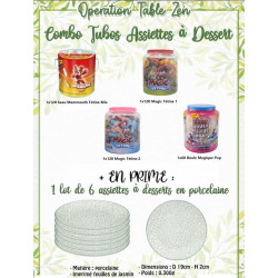Combo Tubo assiettes à...