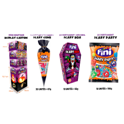 Display Bonbon FINI Halloween