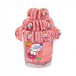 Mega Sucre d'Orge Fraise x 100