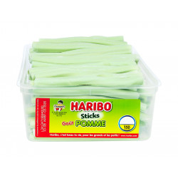 Tubo Haribo Stick Pomme x 150