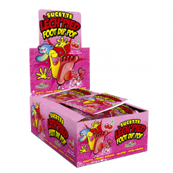 Sucette Foot Pop Fraise Bte 40