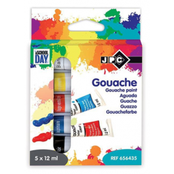 Peinture gouache x5 (12 ml)