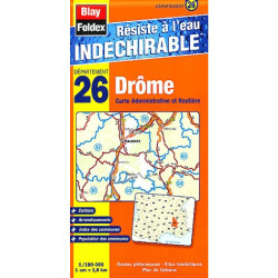 Carte Blay dept Drôme 26...