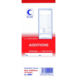 Bloc additions non numéroté...