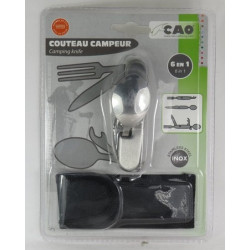 Couteau campeur inox...