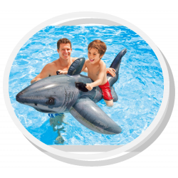 Requin chevauchable 3D 173 cm