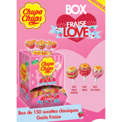 Bte sucettes Chupa Fraise x150