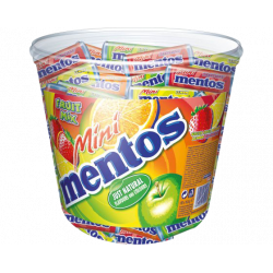 Tubo Mini Mentos Fruit x120