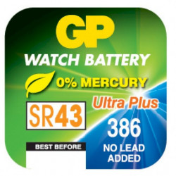 Pile montre bouton 386