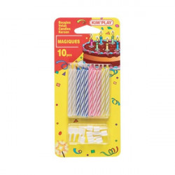 Bougies magiques x10 +...