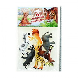 Sachet 6 animaux sauvages