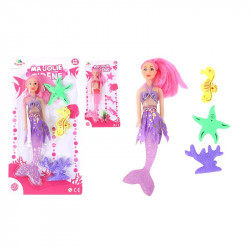 Poupée sirene + animaux de...