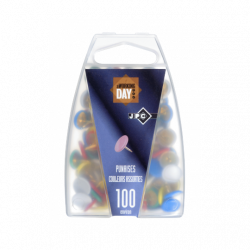 Punaises couleurs 100 bte 10