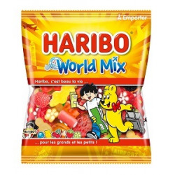 Sachet Haribo 120 gr World Mix