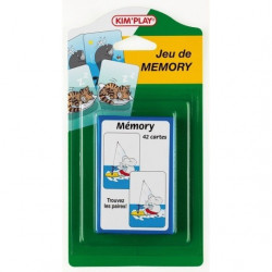 Jeu de carte Memory blister