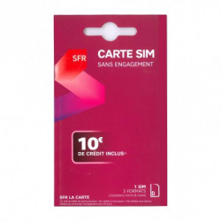 Carte Sim SFR PPC 10,00
