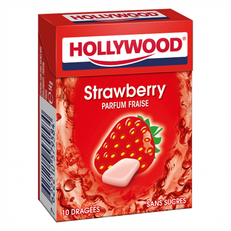 Dragées Holly Fresh fraise s/sucre - Tablette et Dragée - Ofumeur