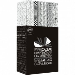 Rouleau papier cadeau noir...
