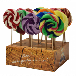 Sucettes artisanales rondes...