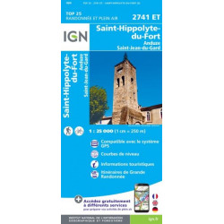 Carte IGN TOP 25 ST...
