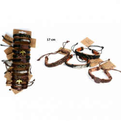 Bracelet cuir métal