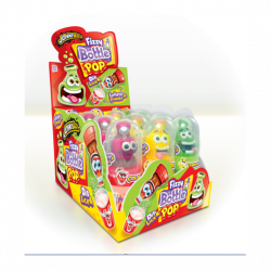 Sucettes Fizzy Bottle Pop x 12