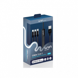 Câble charge 3 en 1  Apple...