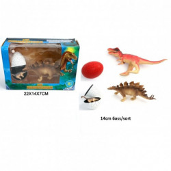 Boite dino oeuf 15 cm + bébé