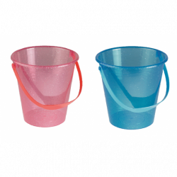 Seau vide pailleté 17 cm