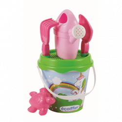 Seau garni décor Licorne 16 cm