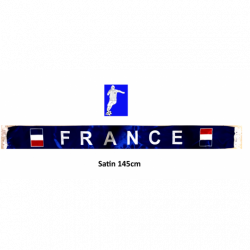 Echarpe satin supporter France